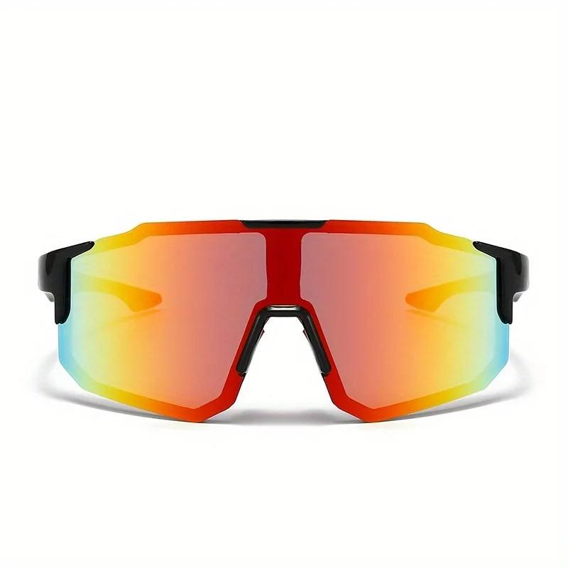 4 STÜCKE Neue Radsport-Sonnenbrille Großrahmen UV400 Tönungen UV-Schutz Outdoor-Sportarten Winddicht Anti-Ultraviolett Wandern Klettern