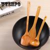 Marca Colher 1pc Bambu Antiderrapante Utensílios de Cozinha Ferramenta de Cozinha Bambu Espátula Colher