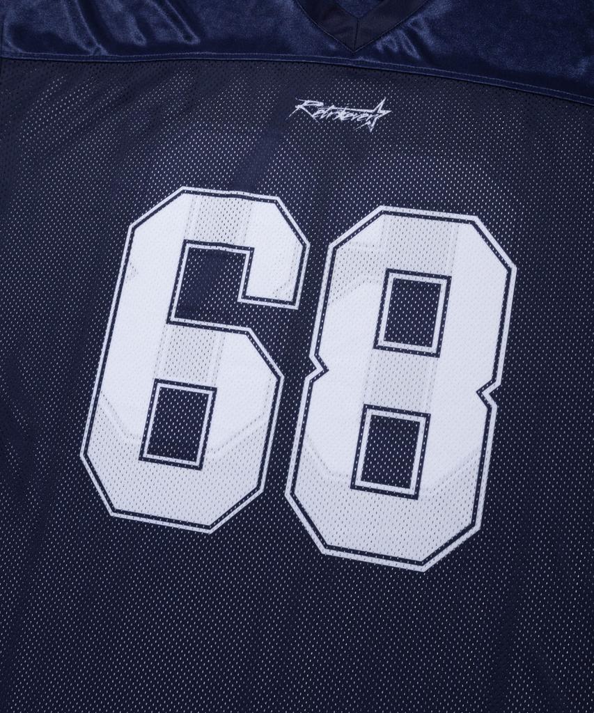 RETRIEVER CLUB 68 Langes Fußballtrikot [Marineblau]
