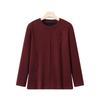 Plus Size Velvet Winter Top - Stylish New Arrival for Middle-Aged Women