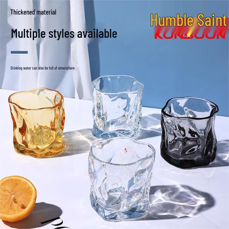 Qianxing Colorful Twisted Whiskey Glass Set
