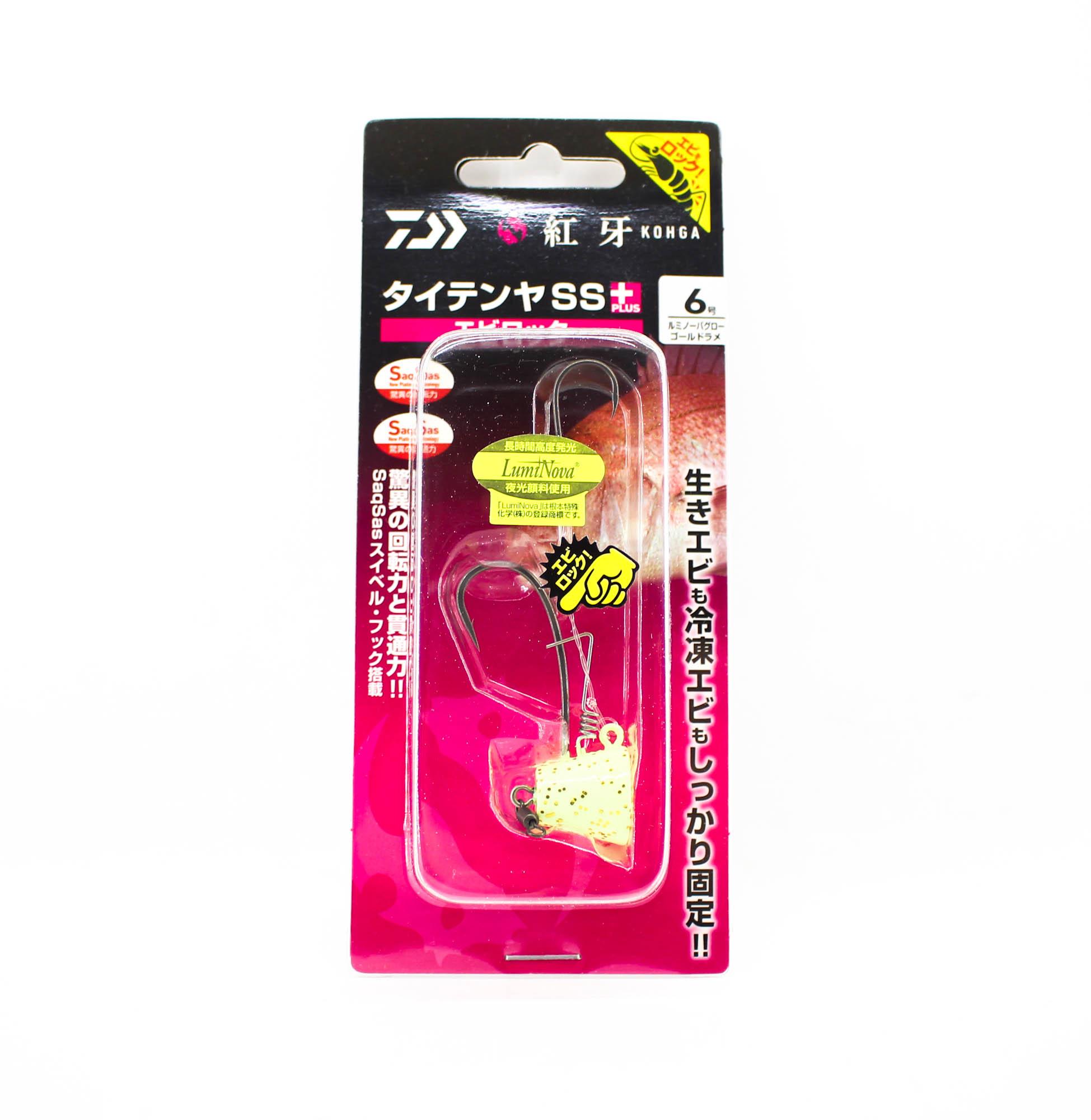 

Распродажа Daiwa Kabura SS+ Tenya Jig, размер 6 Luminova Gold Flake 002120