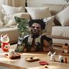 Funny IIShowSpeed Cushion Cover Silky Short Plush Invisible Zipper Dustproof Sofa Pillow Case for Home Decor