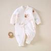 Seamless Pure Cotton Baby Romper - Spring/Autumn Bodysuit for Boys & Girls