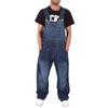 Latzhosen für Herren Denim Hosenträger Einfache Mehrfach-Taschen Baggy Jeans Übergröße Uni Mittlere Taille Locker Gewaschene Jumpsuits Lässig
