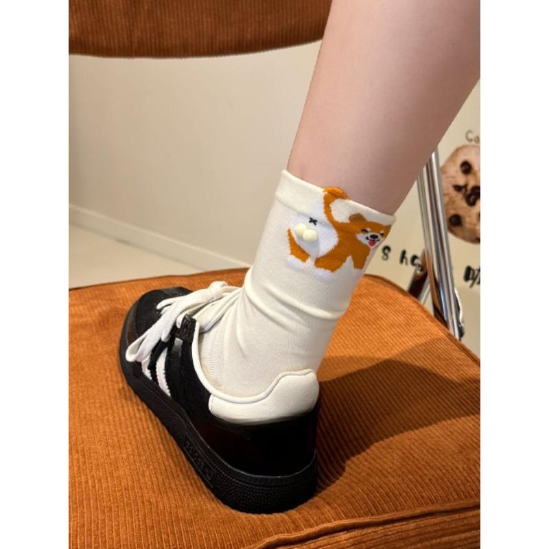 

Женская летняя личность Милый мультяшный кот в гольфах