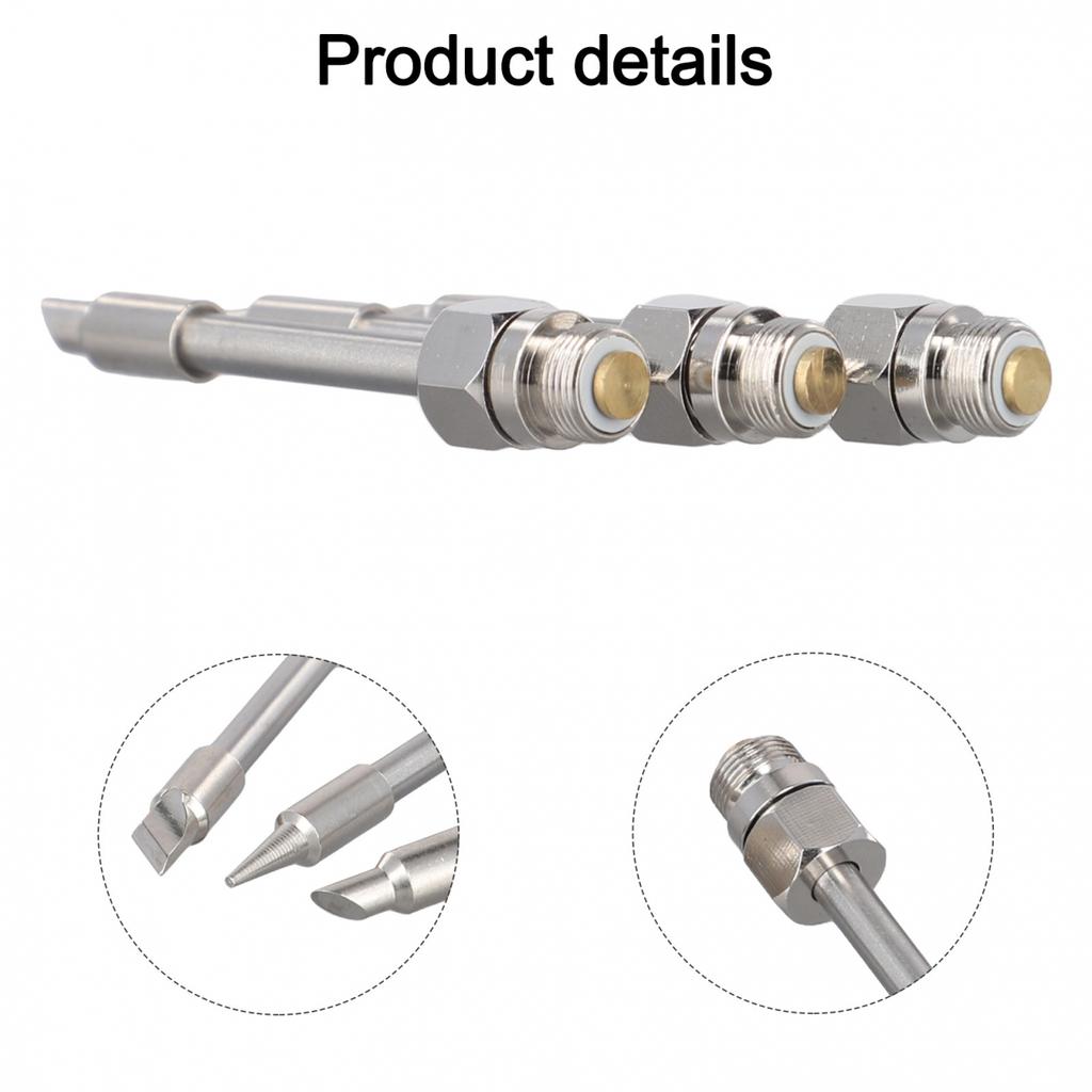Mini Soldering Iron Tips for 510 Interface Set of 3 M7 0 5mm Thread Size