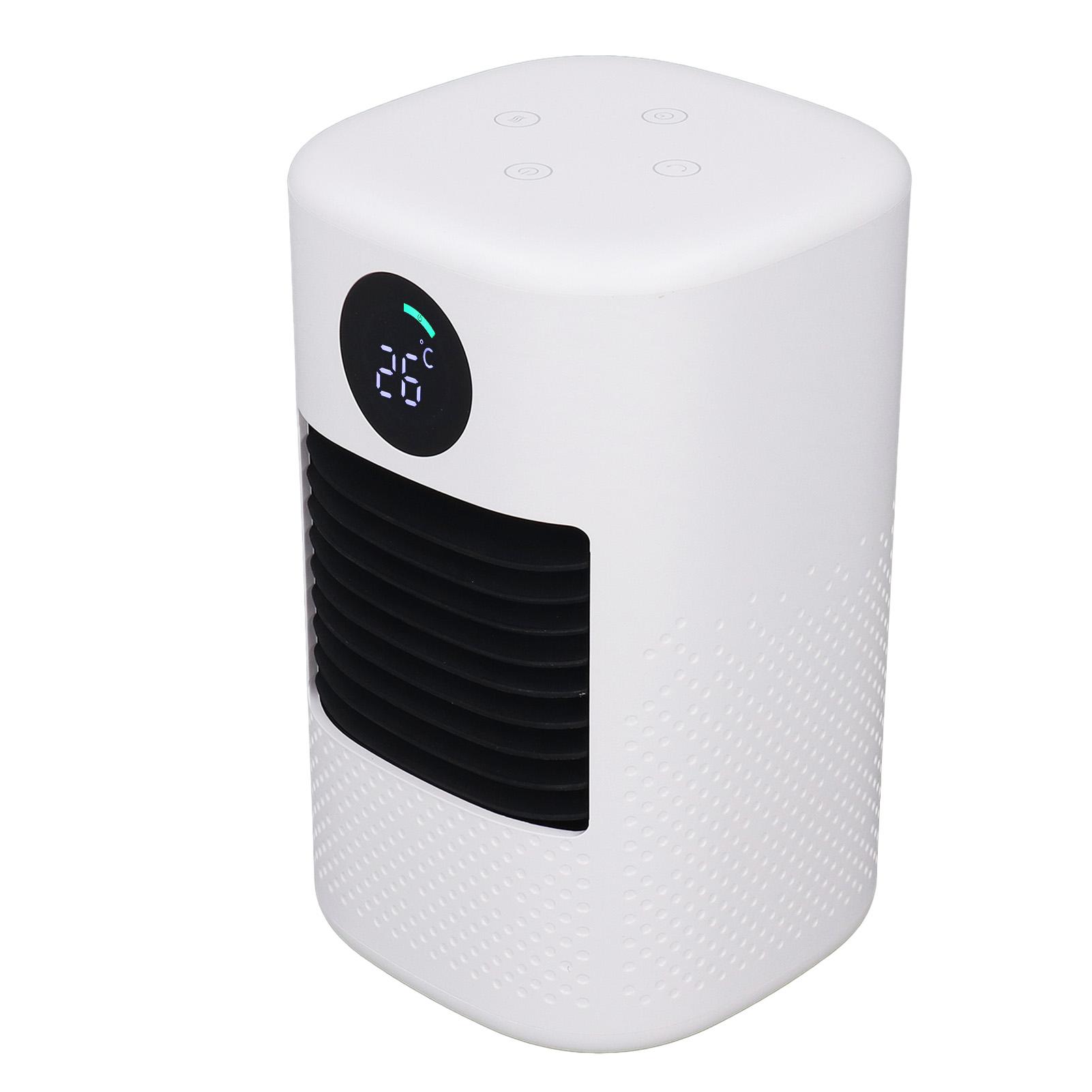 

Электрический обогреватель, портативный мини-белый обогреватель, светодиодный дисплей, настольный PTC керамический обогреватель для дома EU Plug