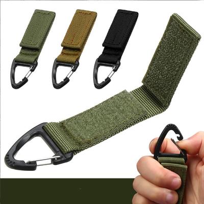 Durable Nylon Webbing Clip Supplies Keychain Carabiners Hang Buckle Strap Belt Clips
