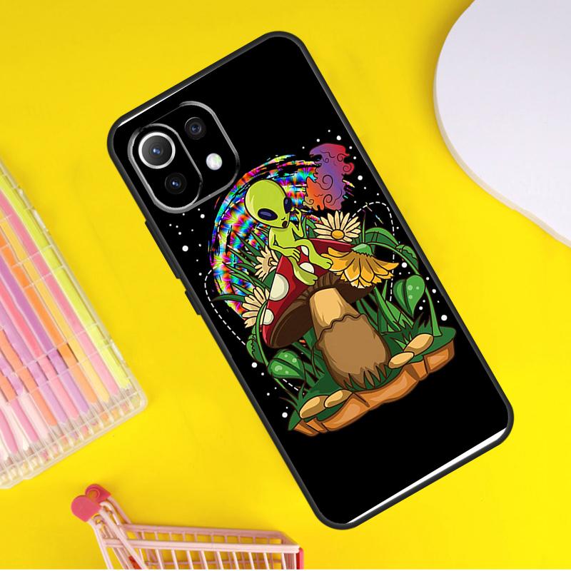 Hippie Mushroom Frog shrooms Cover For Xiaomi 13 14 Ultra 11T 12T 13T 14T Pro POCO X7 Pro X3 X5 F3 F5 F6 M6 X6 Pro Case