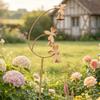 Charming Hummingbird Garden Ornament Metal Bird Decorative Stake for Yard