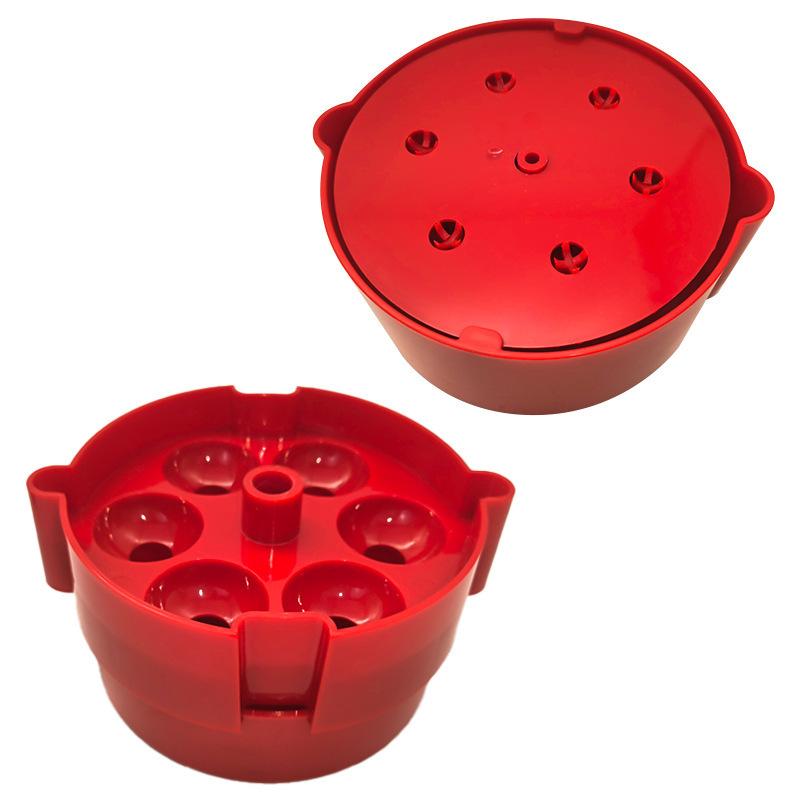 Cherry Pit Remover Plastic 6hole Seed Separator Tool for Olive Sampling Removing Pits From Daily Fruits Seed Olive Corer Gadgets