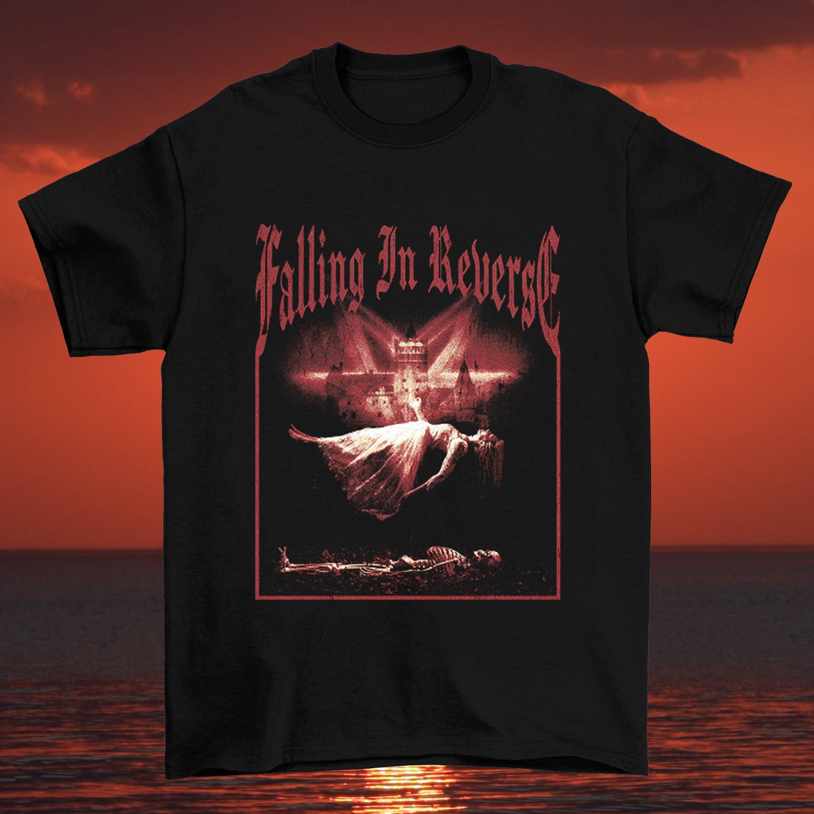 

Подарунок для фаната гурту Falling In Reverse Унісекс Футболка Топи Футболка Повний Розмір S-4XL XL