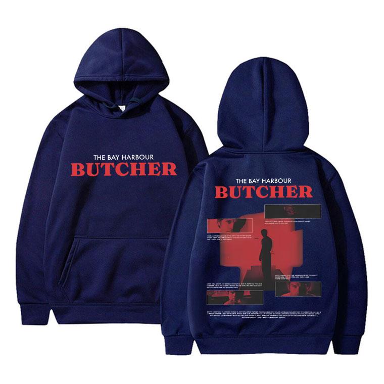 Dexter Morgan The Bay Harbour Butcher Men's Printed Double-sided Hoodie Casual Top 90s Streetwear Fashionable Hoodie