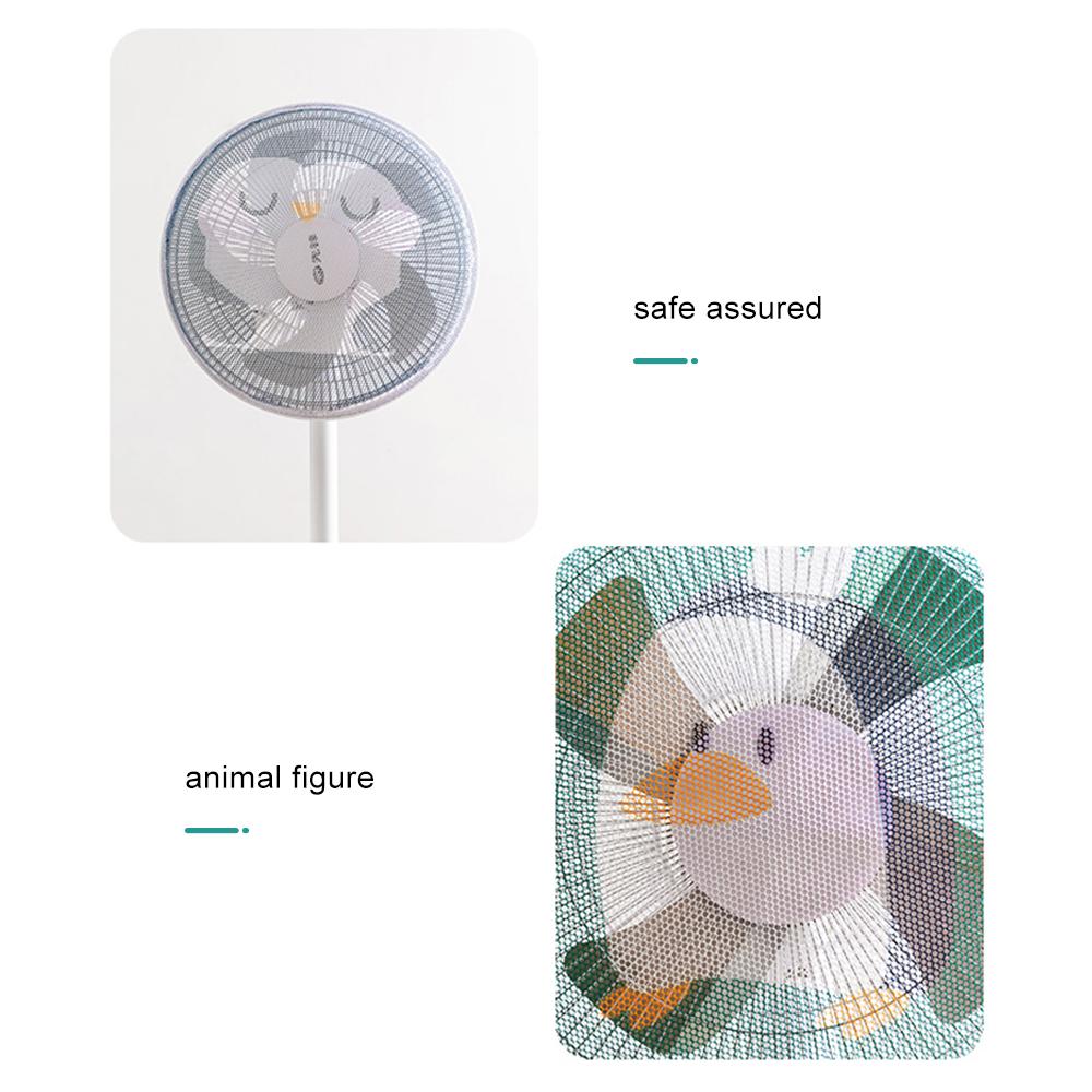 Dust-proof Finger Protector Fan Cover Anti-pinch Hand Protective Cover Net Washable Fan Mesh Cover for Electric Fan