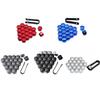 "Anti-Theft Anti-Rust Dust Caps: 17mm, 19mm & 21mm Car Tire Screw Wheel Hub Decorative Nut Covers"