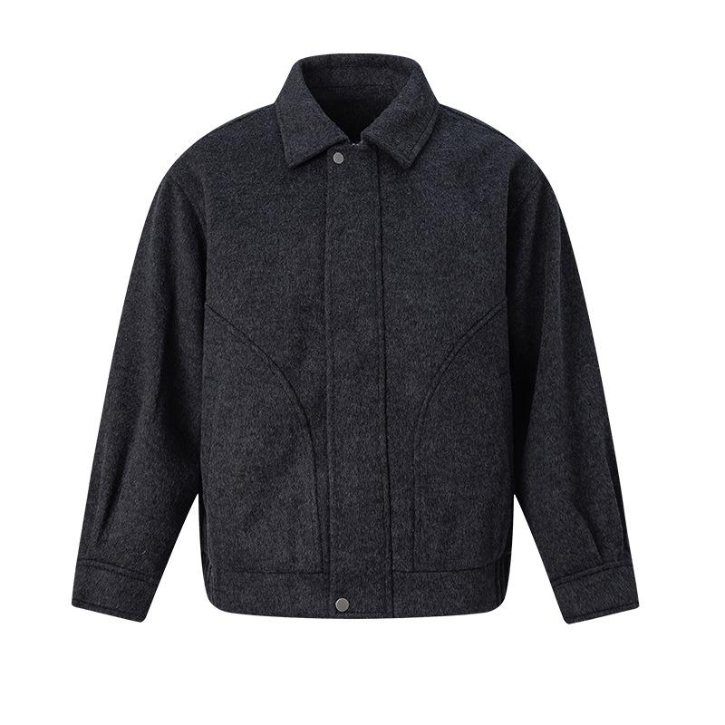 

UNF Heavyweight Double-Sided Napped Wool Jacket, Old Money Style, Boxy Silhouette for Men and Women, 2025 Autumn/Winter Collection Double Extra Large