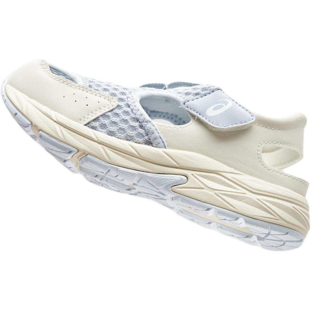 Asics Synthetic Leather Fabric Contend Summer Ps Comfortable Versatile Low Top Sandals Kids Sandals Blue Beige 1014A306-021