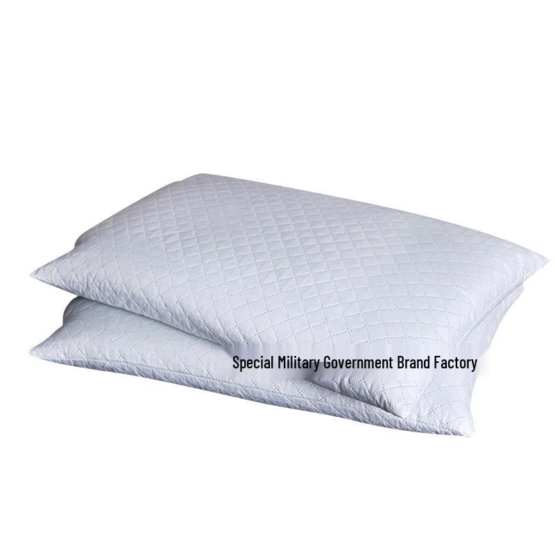 Pure Buckwheat Neck and Back Support Pillow with Soft Pillowcase for Home or Hotel Use.