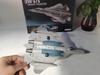 1/100 Scale SU57 Fighter Airplane Model ABS Diecast Aircraft Su-57 Plane Model Toy For Collection Modern Educational Toys Build