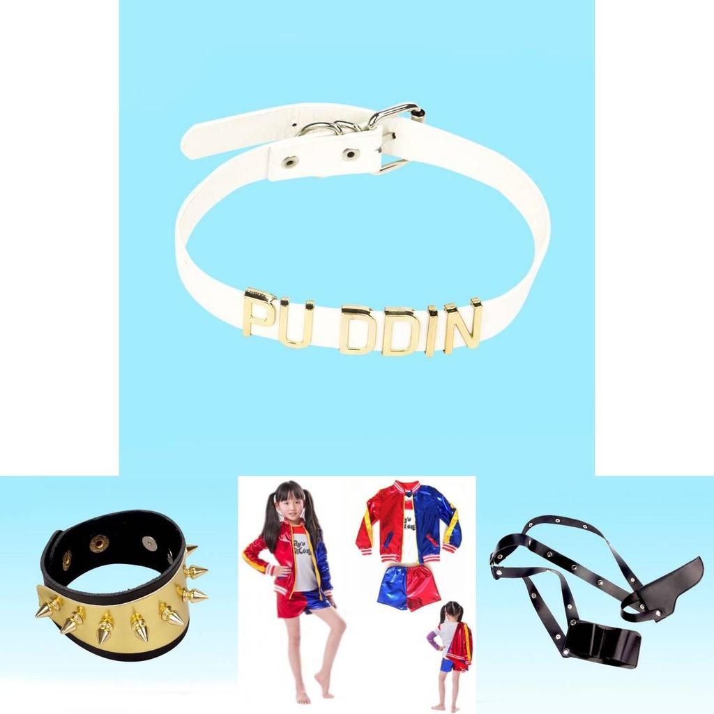 Suicide Squad Harley Quinn Cosplay Costume For Adults And Kids With Polyester Fabric For Role Play