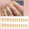 European & American Ballet-Coffin Fake Nails with Manicure Nail Art Stickers