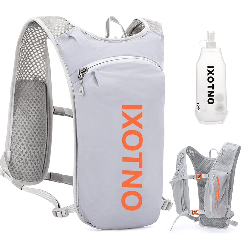 

HEARTST Рюкзак для бега Марафон Большой вместимости 5 л Трейлраннинг Сверхлегкий 180 г Рюкзак Рюкзак для бега Без тряски Велогонка Марафон