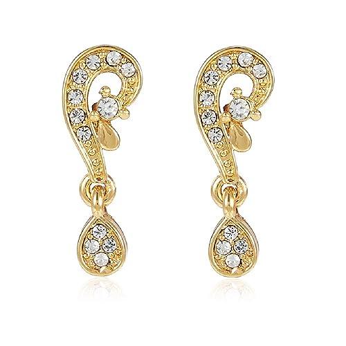 Estele Gold And Silver Plated Twine Braid Mangalsutra Necklaces For Women