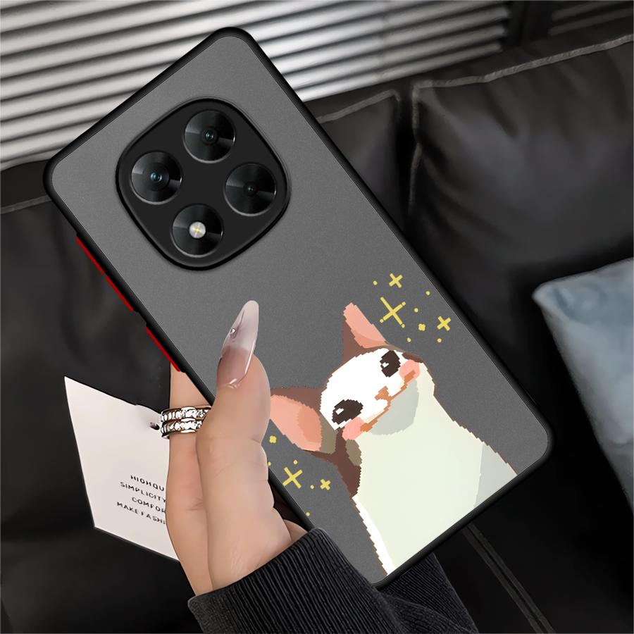 Funda Back Phone Cover Case for Xiaomi Redmi Note 14 14C A4 13 Pro Plus 13C 12 11 9S 10 Cartoon Cute Cat