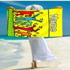 Personalized customized proof beach towel with Untitled Dance pattern - soft, absorbent,quick-drying,perfect swimming,camping&bathing