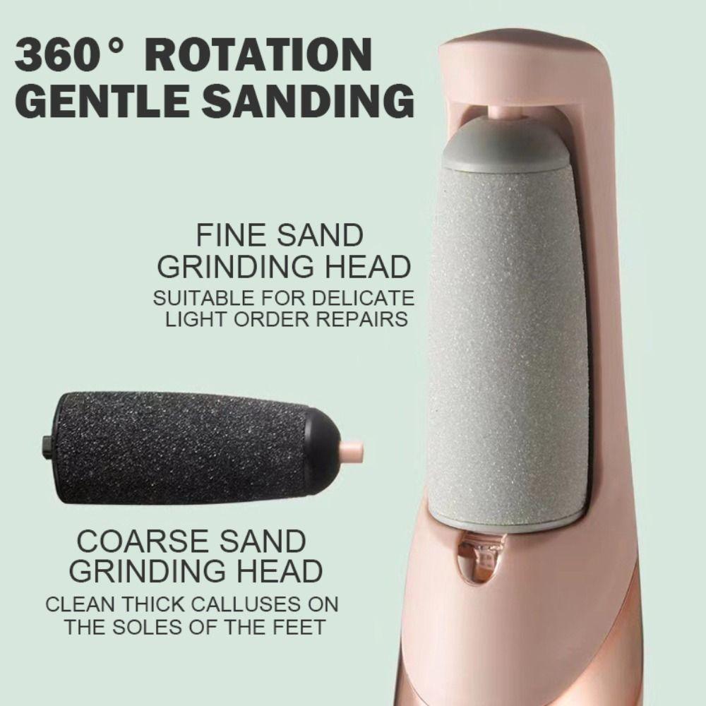 Heels Grinding Rasp Foot Cuticle Scrubber Callus Remover Electric Foot File Electric Pedicure Tools