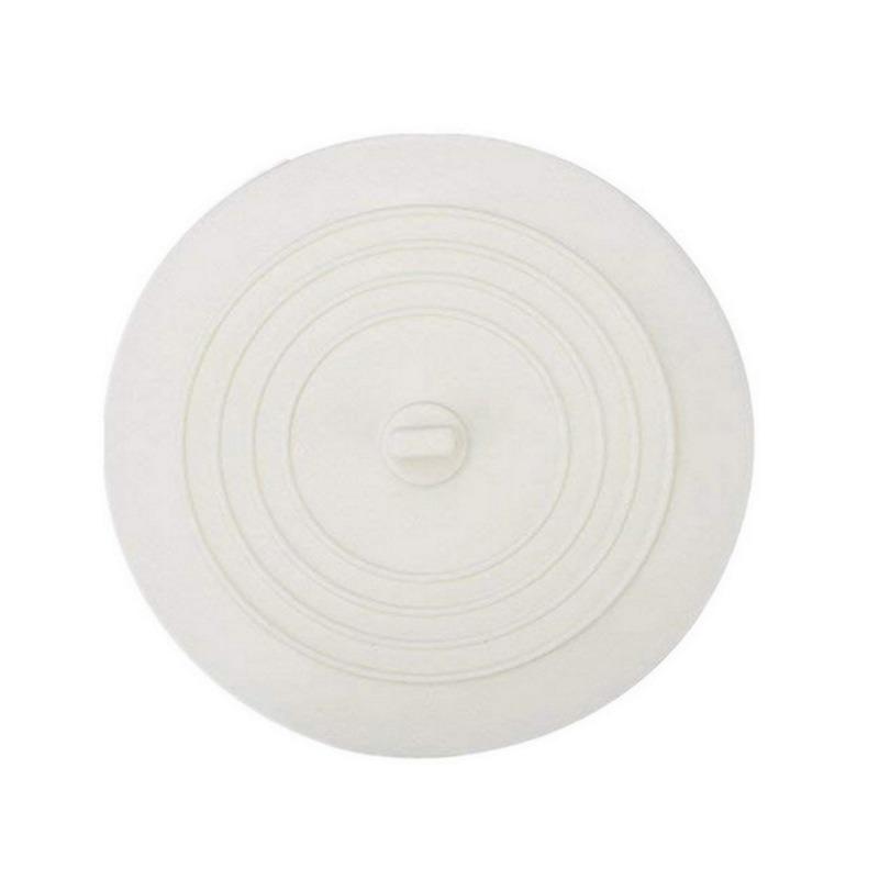 

15cm Big Size Bathtub Drain Stopper Tub Stopper Bathtub Drain Cover, Silicone Bath Tub Plug Essentials Flat Suction 15cm белый