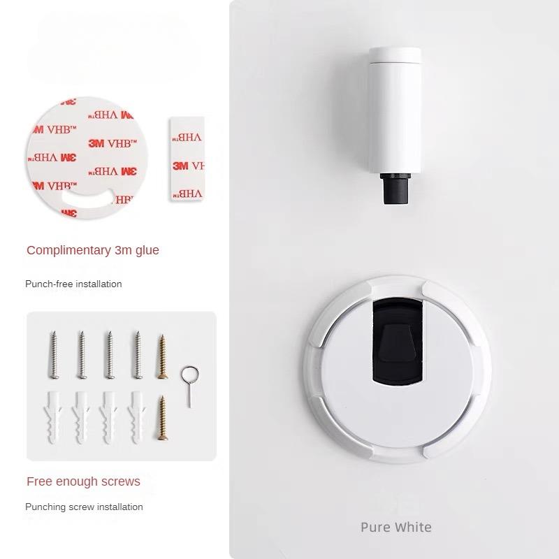 Fără perforare ușă cu aspirație pentru dormitor ușă anti-coliziune Accesorii pentru mobilier pentru baie Opritor ușă Golden Room Fixator cu aspirație