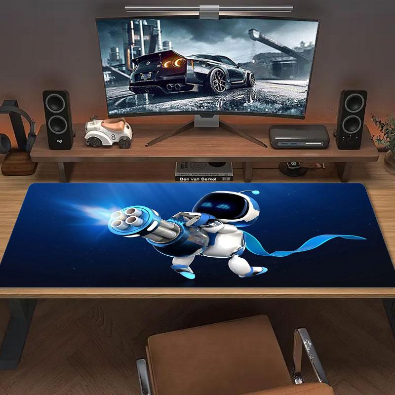 ASTRO BOT Large Size Mouse Pad Large Gaming Table Cushion Non-slip Laptop Tablet Big Mousepad XXL Mat Mini PC Playmat With Lock edge