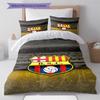 Set Biancheria da Letto con Fantasia Barcelona SC Copripiumino Federa Decorazione Casa Regalo (1 * copripiumino + 2 * federa, senza nucleo)