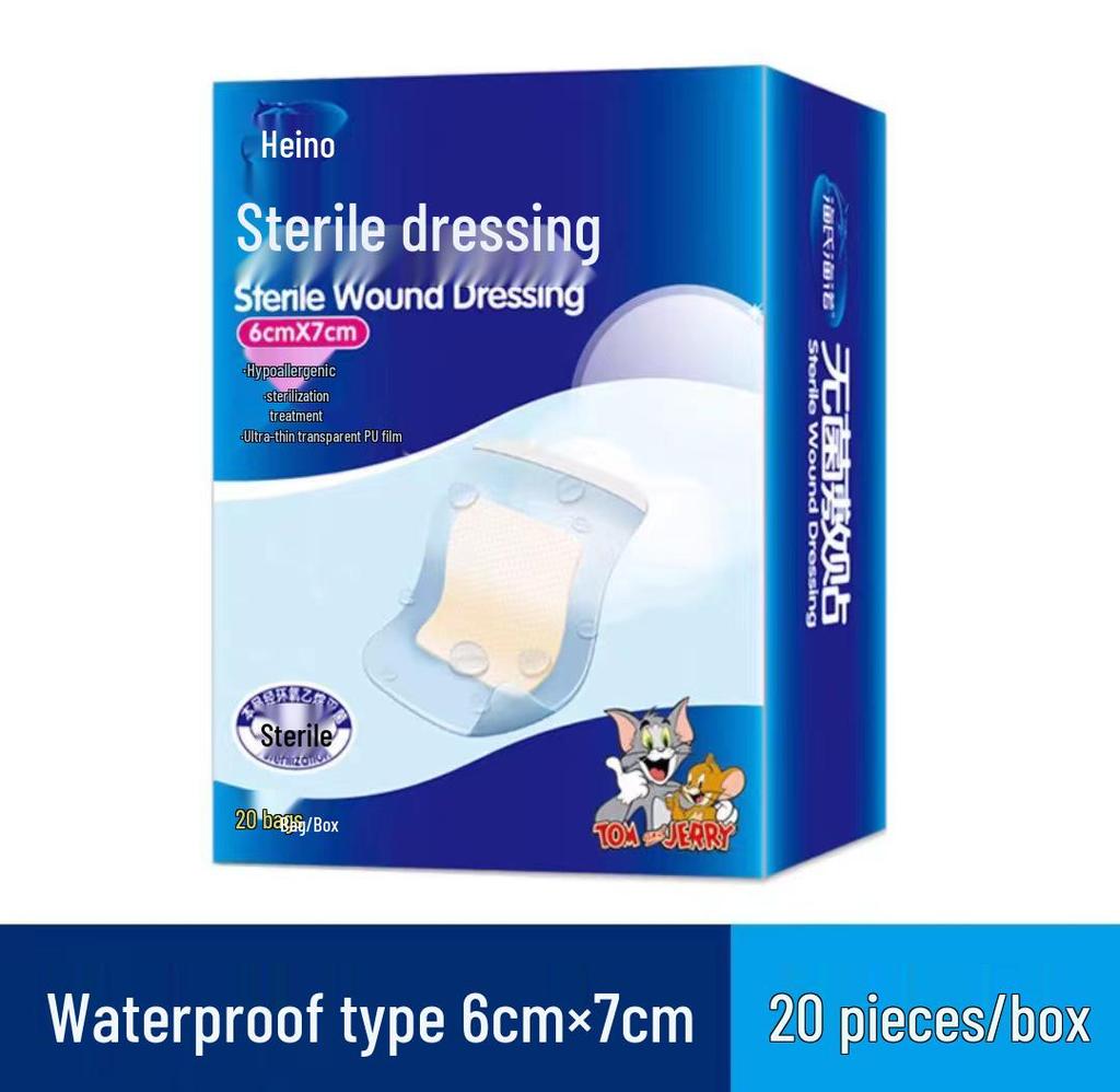 Haishi Sterile Adhesive Dressing - Large Waterproof Post-op C-section Scar Patch