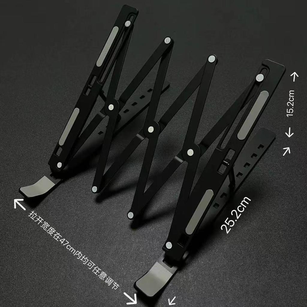 Foldable Aluminum Alloy Laptop Stand with Cooling Lift