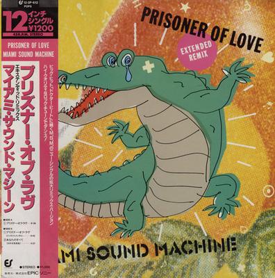 LP Record MIAMI SOUND MACHINE  Prisoner Of Love 123P612 EPIC INTERNATI 1985 Japan Obi Dance  Electronica Used