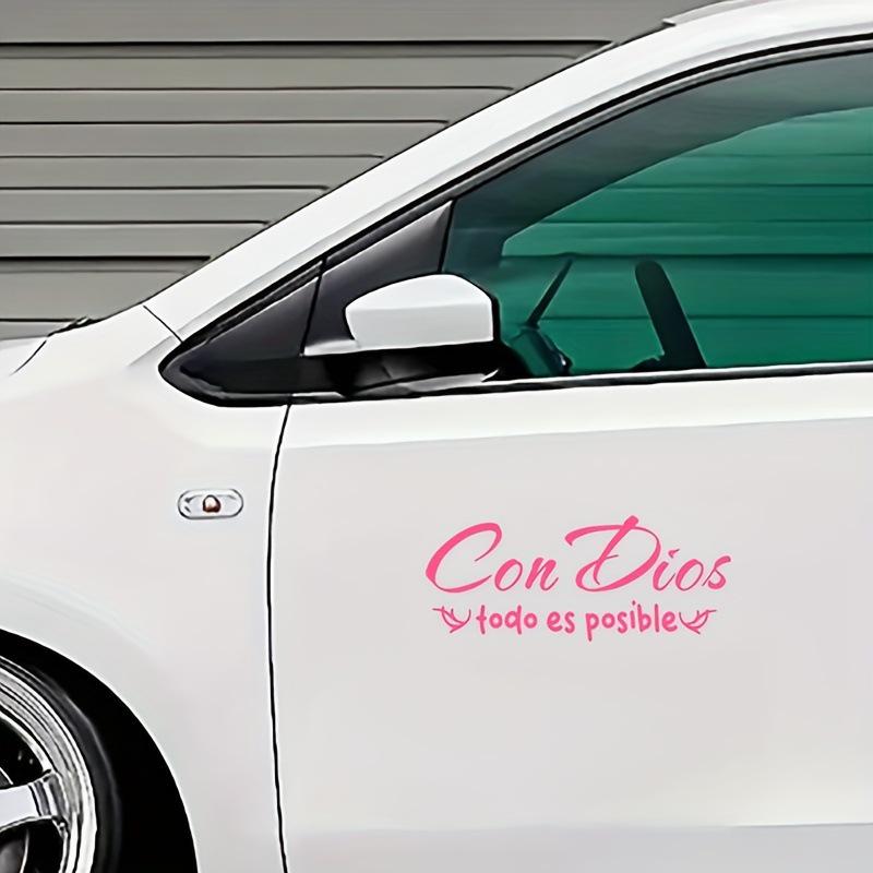 "With God, All Things Are Possible" Motorcycle & Truck Window Decal Sticker