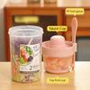 1L Portable Breakfast Cups Oatmeal Cereal Nut Yogurt Salad Cup Container Set with Fork School Lunch Box Food Storage Bento Box