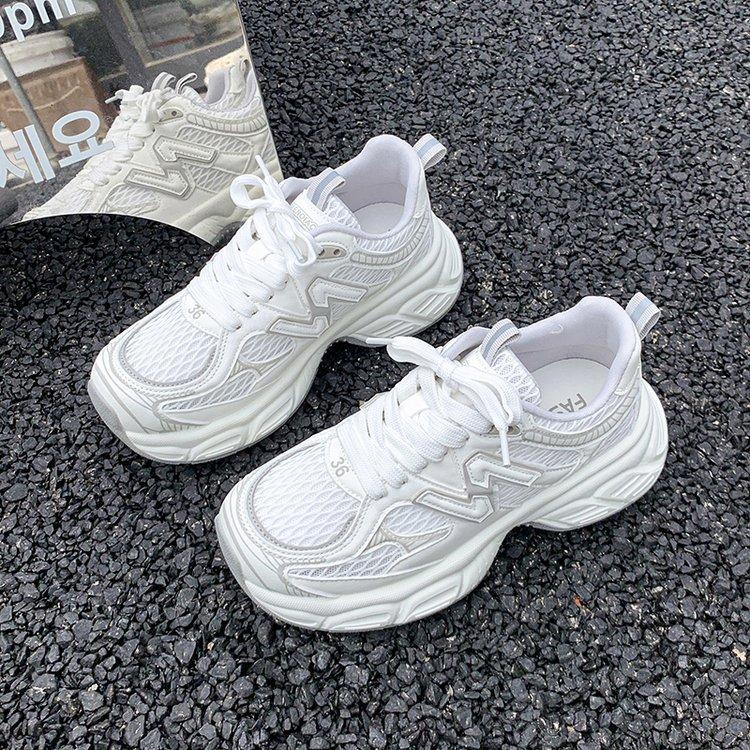 Retro high-end dad shoes men's trendy street shot platform couple casual sneakers women