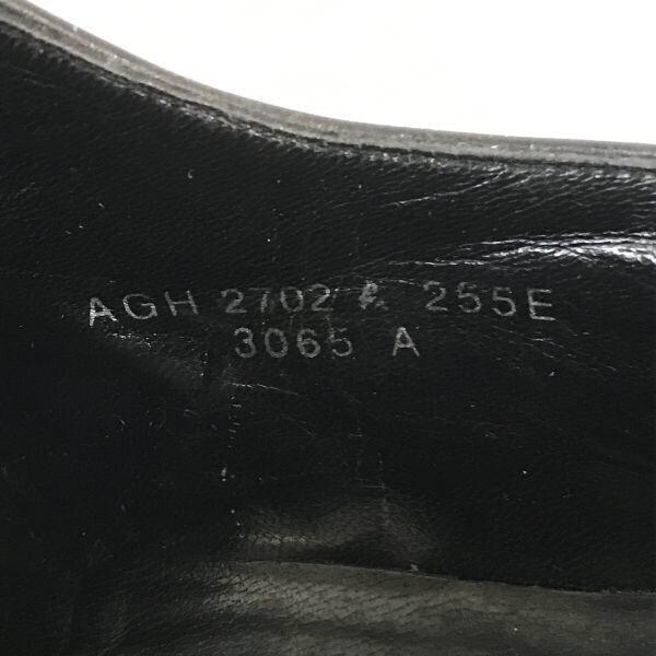 Guy Laroche Leather Plain Toe Shoes [25.5E/Black] Vintage Dress(USED)