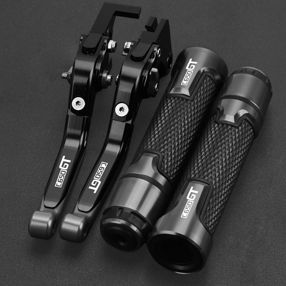 Motorcycle Aluminum Adjustable Brake Clutch Levers Handlebar Hand Grips Ends FOR BMW C650GT C 650 GT Maxi Scooters 2011-2017