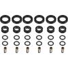 Fuel Injector O Rings Seals with Micro Filters Fuel Injector Repair Kit for Toyota 4Runner 1996-1998 for Lexus ES300 1992-1993 Rubber Black (Set of