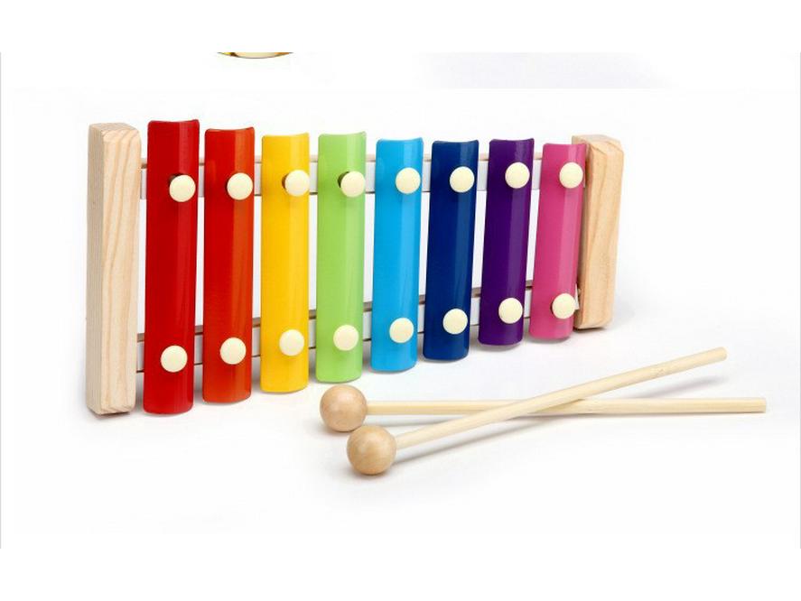Wooden Xylophone Music Box & Piano Toy for Kids - Early Education & Enlightenment Percussion Instrument