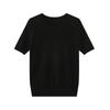 Fashion Style Summer New Arrival Women's Clothing All-Matching Round Neck Short Sleeve Basic Stripes Knitwear 8851017 105