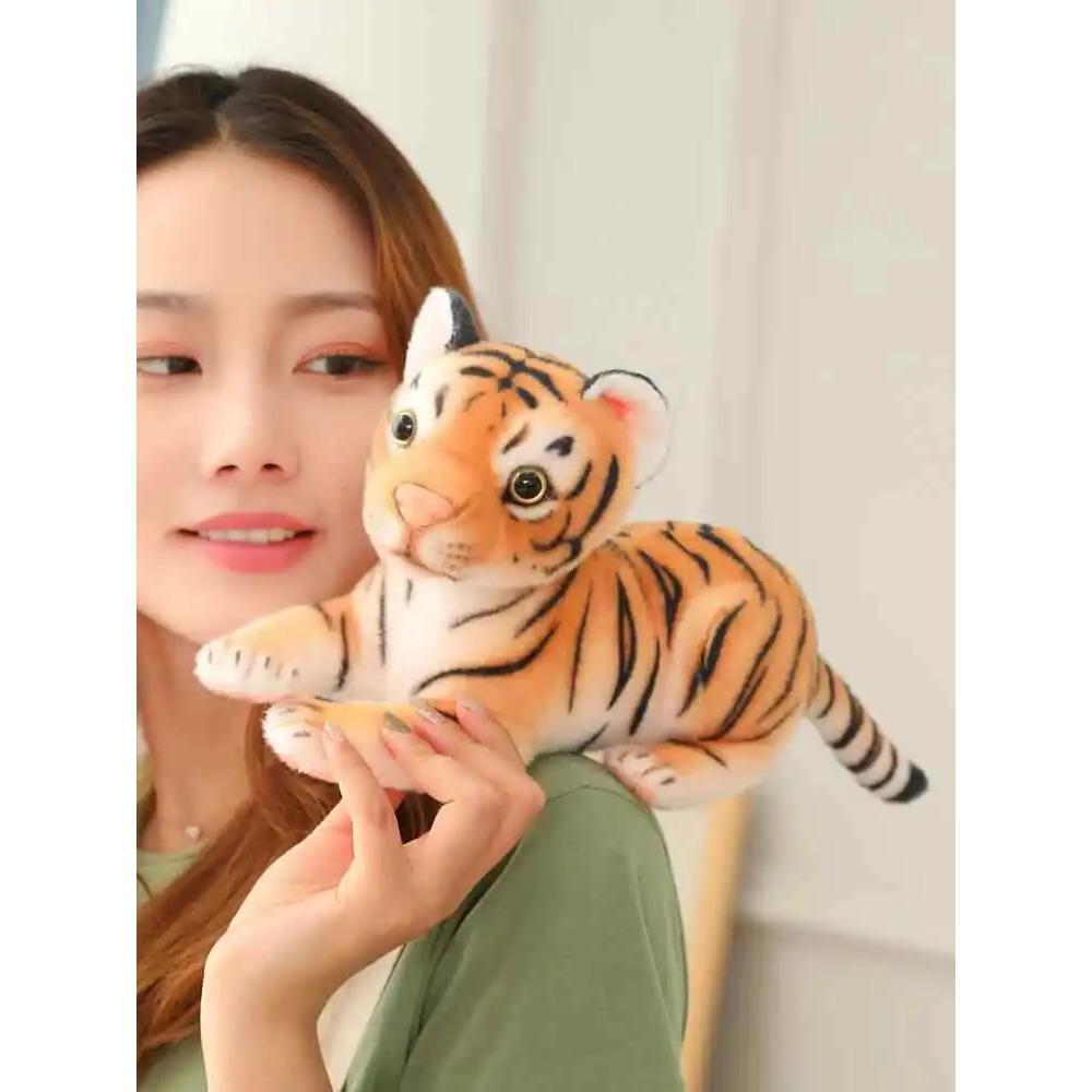 Cute Tiger Doll Plush Doll Toy Simulation Amur Tiger Children's Gift Boy Sleeping Pillow Cloth Doll