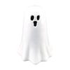 Desktop Atmosphere Light Ceramic Hollow Ghost Night Light, Cute Halloween LED Glow Decorative Window Ornaments Lamp, White Ceramics Figurine