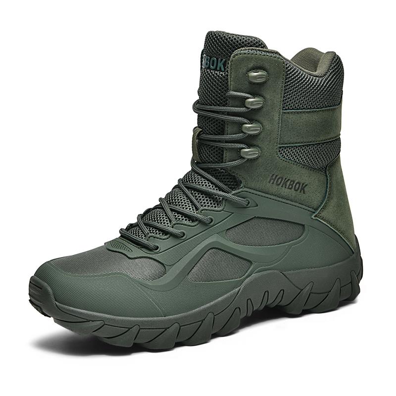 New Men Tactical Boot Military Original Safety Size Plus Work Hunting Hiking Shoes Breathable Outdoor Desert Army Climbing Shoes