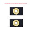6mm Copper Sliding Nut Boat Rail Hardware Kayak Track Rail Copper Nut Fishing Rod Holder Mounting Base Nut Enduring